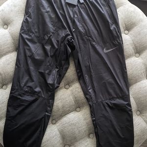 Men's Size Med -Nike Swift Shield Slim Fit Running Pants Black Reflective